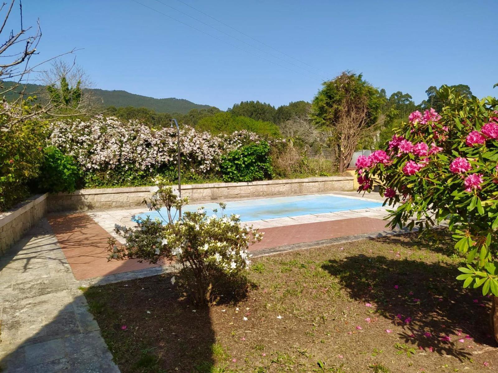 Apartamento Con Jardin Y Piscina Temporada Verano Privados Samieira ภายนอก รูปภาพ